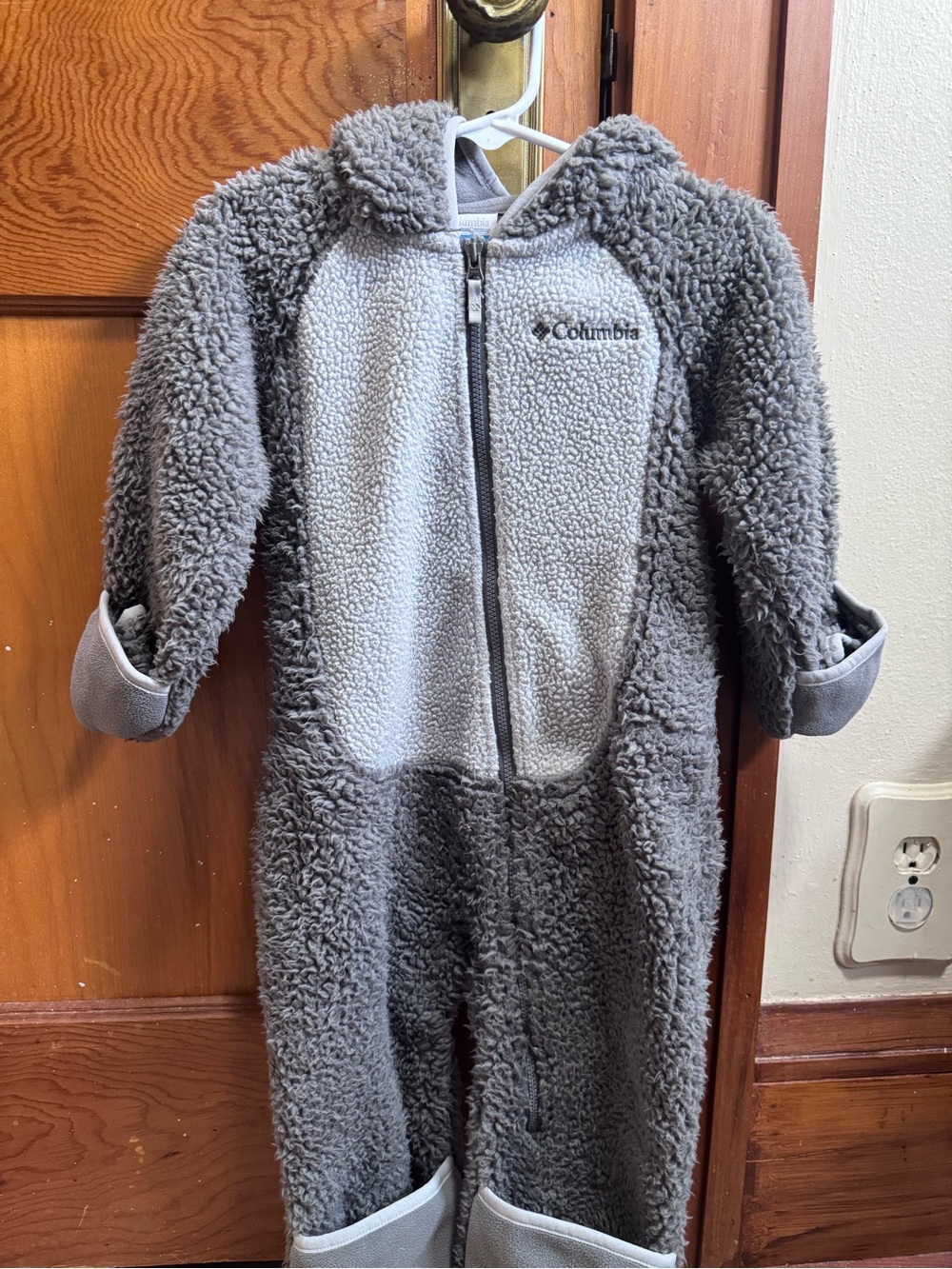 Columbia Kids' Gray Fox One-Piece Sherpa